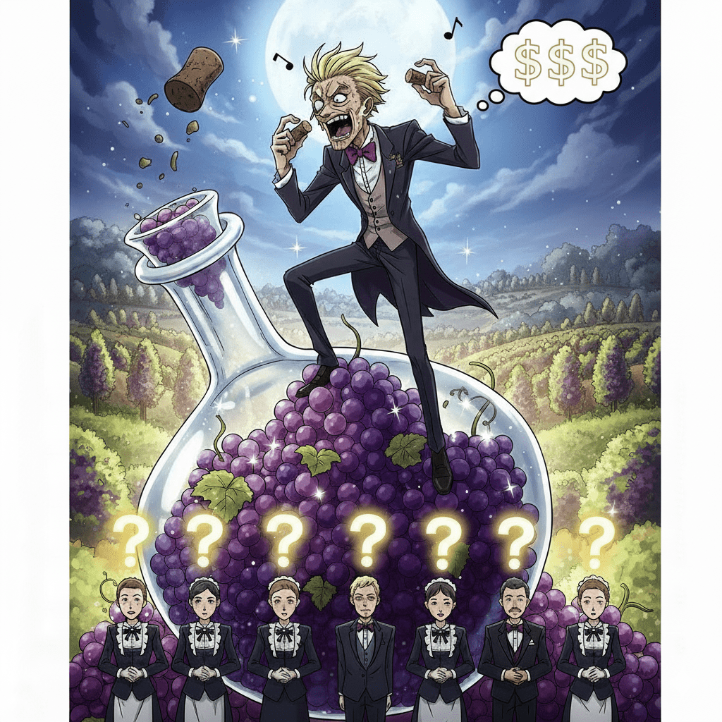 Sommelier Sniffing Cork